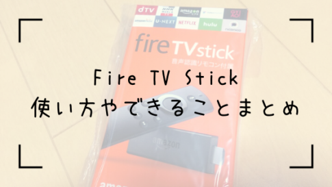 FireTvStickのレビュートップ画